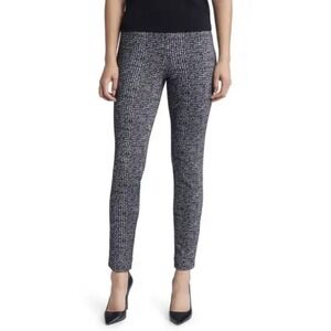 Anne Klein Plaid Pull On Stretch Slim Leg Ankle Pants Women's Size Large NWT